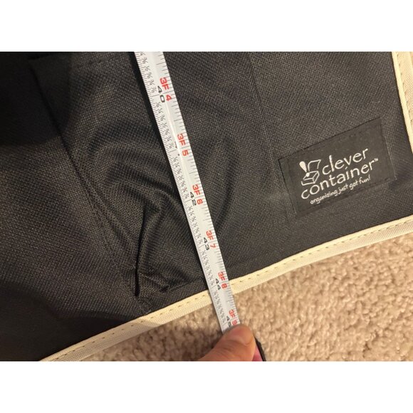 Clever‎ Container NEW Black Hanging Organizer With Pockets & Grommets For Wall - Picture 2 of 8